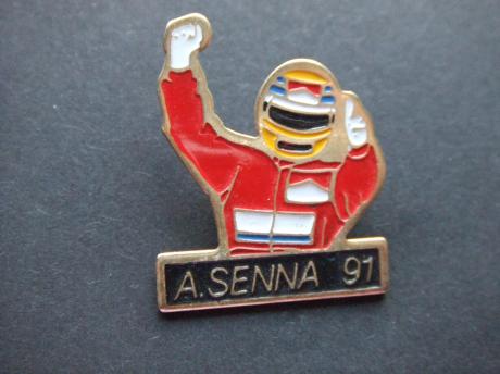 Ayrton Senna Braziliaanse autocoureur Formule 1